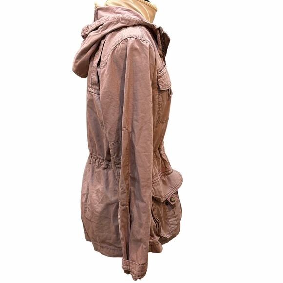 Carhartt Pink Hooded El Paso Utility Jacket Zip With Conch Waist Women’s Small - Picture 4 of 10